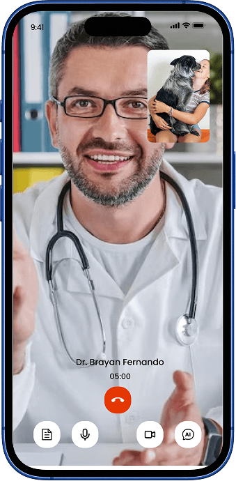 In person/ Virtual Consultations interface